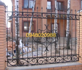 HÀNG RÀO SẮT NGHỆ THUẬT - HRSNT044